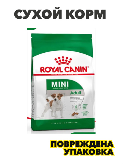 Сухой корм для собак Royal Canin Mini Adult для мелких пород, 4 кг, n4468-135965 n4468-135965