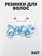 {{photo.Alt || photo.Description || 'Резинка для волос детская "Цветок" в горох с жемчугом 2шт, микс'}}