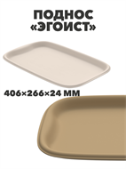 Поднос «Эгоист», 406×266×24 мм a30602129