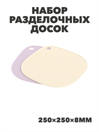 {{photo.Alt || photo.Description || 'Набор разделочных досок квадратных (250×250мм) (2шт), m3060112187'}}