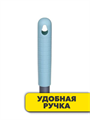 Набор щетка+совок, пластик, железо, ПВХ, 2 ручки, VETTA ,  m3030411871 m3030411871