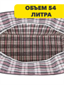Сумка хозяйственная баул 600х600х150мм, клетка, МИКС, y4100103428 y4100103428