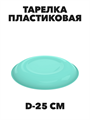 Тарелка пластиковая Пикник d-25 см, n4661-606124 n4661-606124